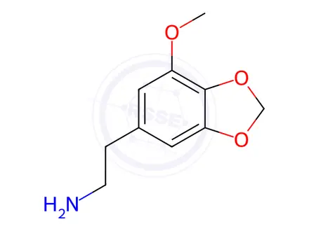 Chemical structure of 7-METHOXY-1,3-BENZODIOXOLE-5-ETHANAMINE
