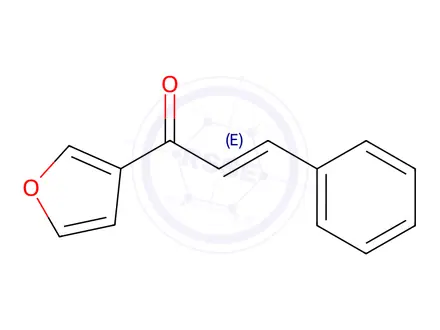 Chemical structure of (E)-1-(3-Furanyl)-3-phenyl-2-propen-1-one