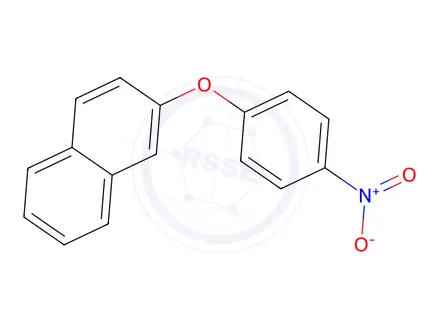 Chemical structure of 2-(4-NITROPHENOXY)NAPHTHALENE