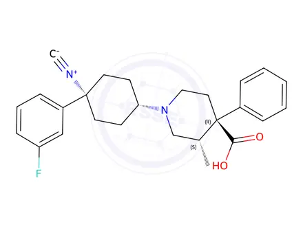 Chemical structure of Levocabastine EP Impurity C
