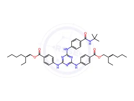 Chemical structure of Iscotrizinol