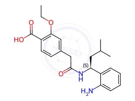 Chemical structure of Repaglinide Impurity 64