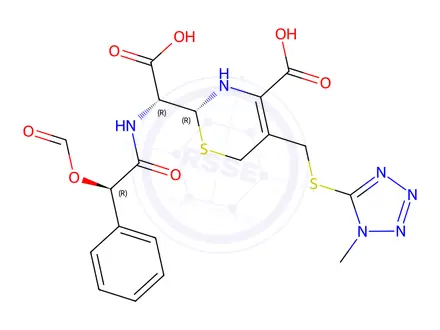Chemical structure of Cefamandole Impurity 9