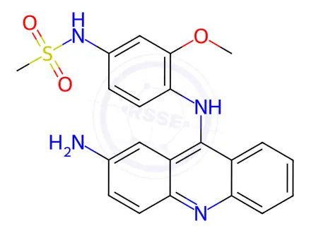 Chemical structure of Amsacrine Hydrochloride Impurity 2