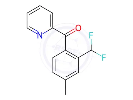 Chemical structure of 2-(2-(Difluoromethyl)-4-methylbenzoyl)pyridine