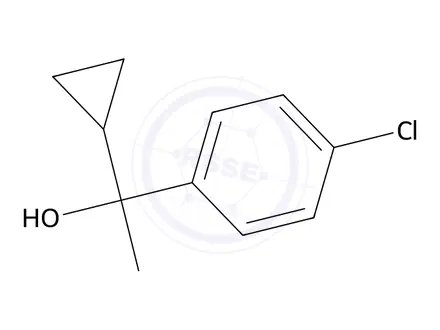 Chemical structure of 1-(4-Chlorophenyl)-1-cyclopropylethanol