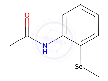 Chemical structure of N-(2-(Methylselanyl)phenyl)acetamide