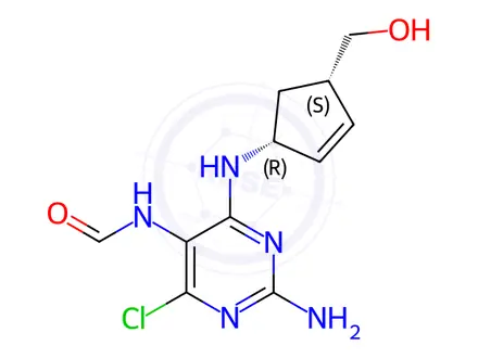 Chemical structure of Abacavir Impurity 39
