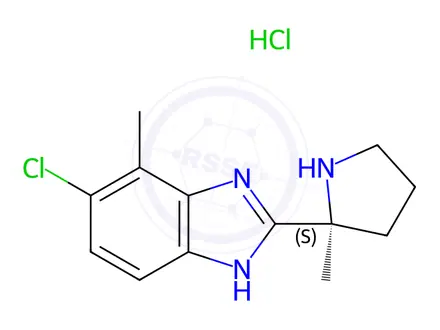 Chemical structure of Daridorexant Impurity 13(Hydrochloride)