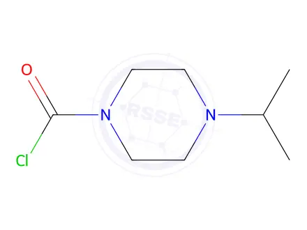 Chemical structure of 4-Isopropylpiperazine-1-carbonyl Chloride