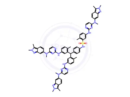 Chemical structure of Pazopanib Impurity 165