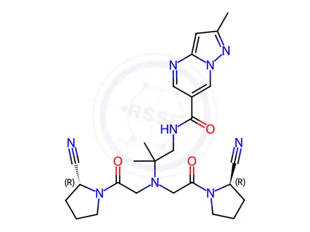 Chemical structure of Anagliptin Impurity 1