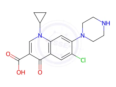 Chemical structure of Ciprofloxacin Impurity 59