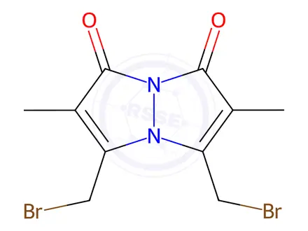 Chemical structure of Dibromobimane