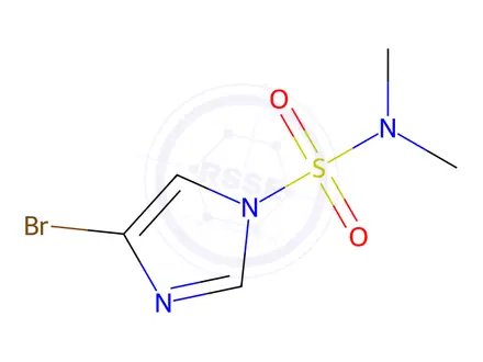 Chemical structure of 4-Bromo-N,N-dimethyl-1H-imidazole-1-sulfonamide