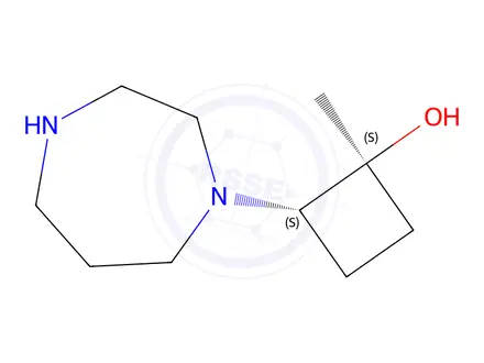 Chemical structure of (1S,2S)-2-(1,4-Diazepan-1-yl)-1-methylcyclobutan-1-ol