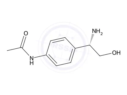 Chemical structure of (S)-N-(4-(1-Amino-2-hydroxyethyl)phenyl)acetamide