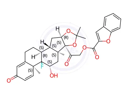 Chemical structure of Triamcinolone Furetonide