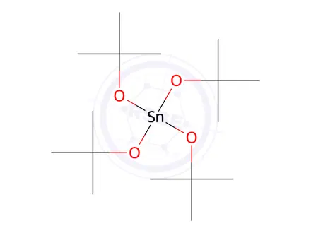 Chemical structure of TIN(IV) TERT-BUTOXIDE
