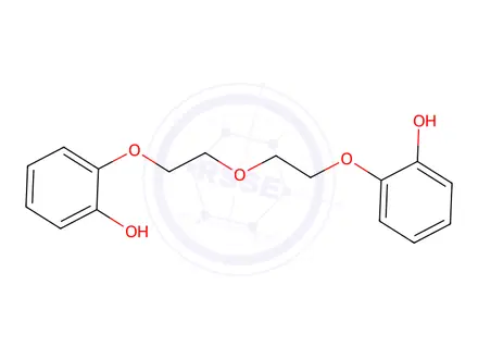 Chemical structure of 2,2'-(2,2'-oxybis(ethane-2,1-diyl)bis(oxy))diphenol