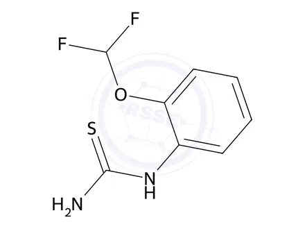 Chemical structure of 1-(2-(Difluoromethoxy)phenyl)thiourea