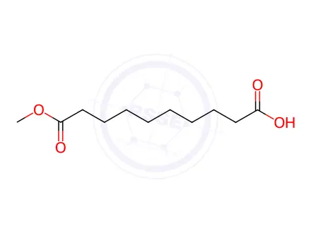 Chemical structure of 10-Methoxy-10-oxodecanoic Acid