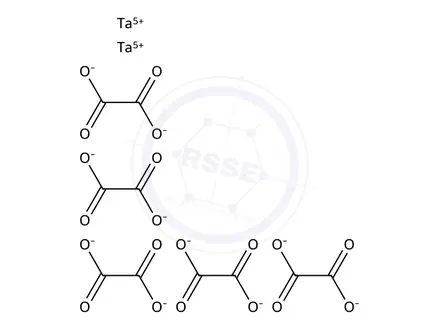 Chemical structure of tantalum(5+) oxalate