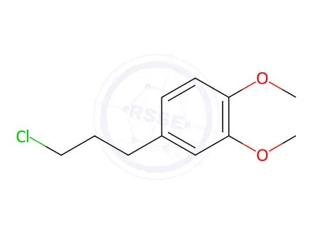 Chemical structure of 3-(3,4-Dimethoxyphenyl)-1-chloropropane