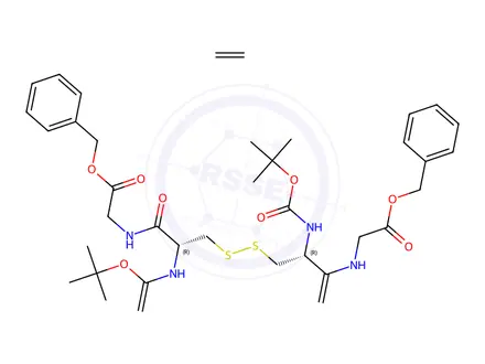 Chemical structure of N,Nâ€™-(N,Nâ€™-Dicarboxy-L-cystyl)di-glycine Dibenzyl N,Nâ€™-Di-tert-butyl Ester