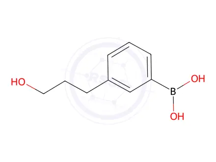 Chemical structure of (3-(3-Hydroxypropyl)phenyl)boronic acid