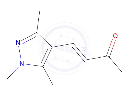 Chemical structure of 4-(1,3,5-Trimethyl-1h-pyrazol-4-yl)but-3-en-2-one