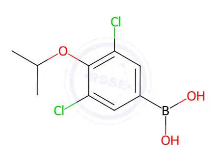 Chemical structure of (3,5-Dichloro-4-isopropoxyphenyl)boronic acid