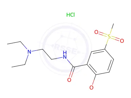 Chemical structure of Tiapride hydrochloride