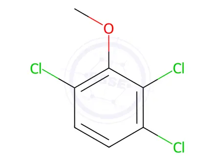 Chemical structure of 2,3,6-Trichloroanisole