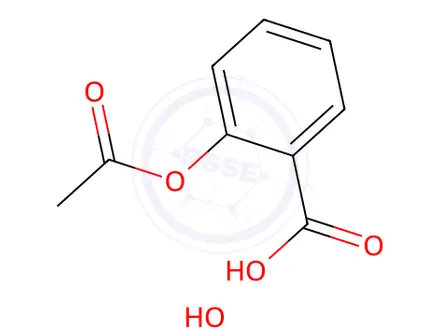 Chemical structure of Benzoic acid, 2-(acetyloxy)-, polymer with 2-hydroxybenzoic acid