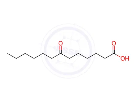 Chemical structure of 7-Oxotridecanoic acid