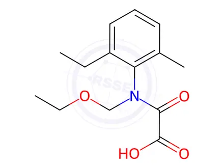 Chemical structure of Acetochlor oxalamic acid (OA) Solution in Acetonitrile