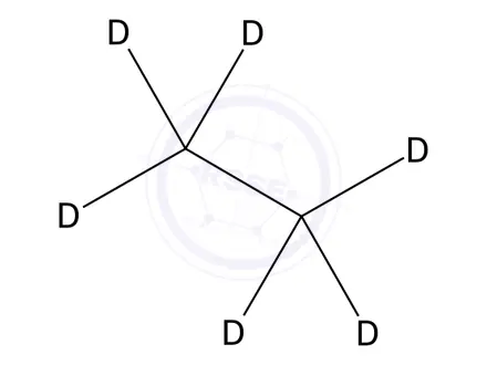 Chemical structure of Ethane-d6(gas)