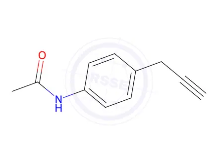 Chemical structure of N-(4-(Prop-2-yn-1-yl)phenyl)acetamide