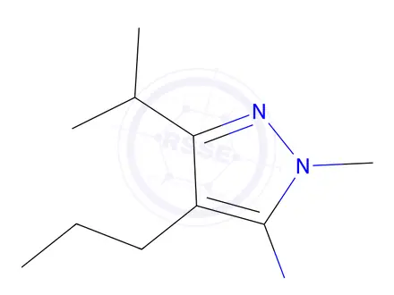 Chemical structure of 3-Isopropyl-1-methyl-4-propyl-1h-pyrazol-5-amine