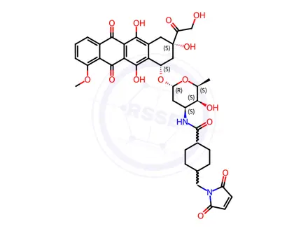 Chemical structure of Doxorubicin-SMCC
