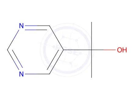 Chemical structure of 2-(Pyrimidin-5-yl)propan-2-ol