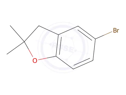 Chemical structure of 5-Bromo-2,2-Dimethyl-2,3-Dihydro-1-Benzofuran
