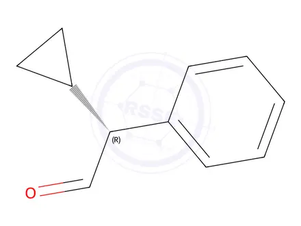 Chemical structure of (R)-2-Cyclopropyl-2-phenylacetaldehyde