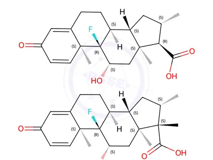 Chemical structure of Betamethasone impurity 44