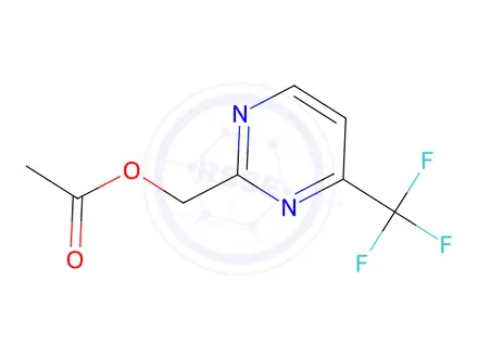 Chemical structure of (4-(Trifluoromethyl)pyrimidin-2-yl)methyl acetate