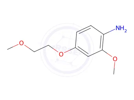Chemical structure of 2-Methoxy-4-(2-methoxyethoxy)aniline
