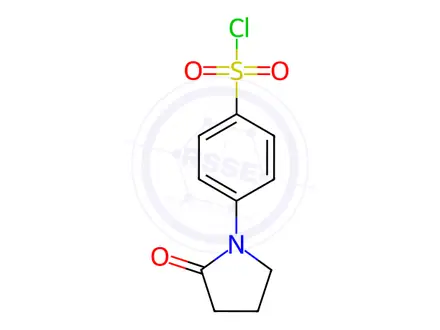 Chemical structure of 4-(2-Oxopyrrolidin-1-yl)benzenesulfonyl Chloride