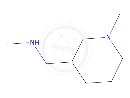 Chemical structure of N-methyl-1-(1-methylpiperidin-3-yl)methanamine
