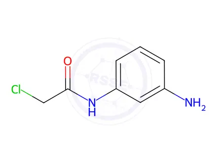 Chemical structure of N-(3-Aminophenyl)-2-chloroacetamide